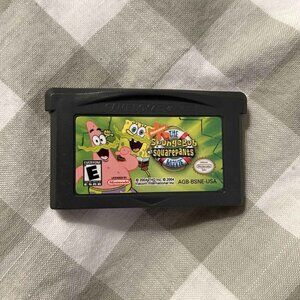 SpongeBob SquarePants The Movie Nintendo Game Boy Advance Tested WORKS